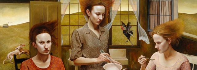 Andrea Kowch, "The Feast," acrylic on canvas, 2010.